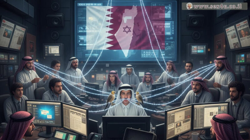 החדרת מסרים קטאריים לתקשורת הישראלית