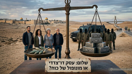 שלום: עסק דו־צדדי או מונופול של כוח?