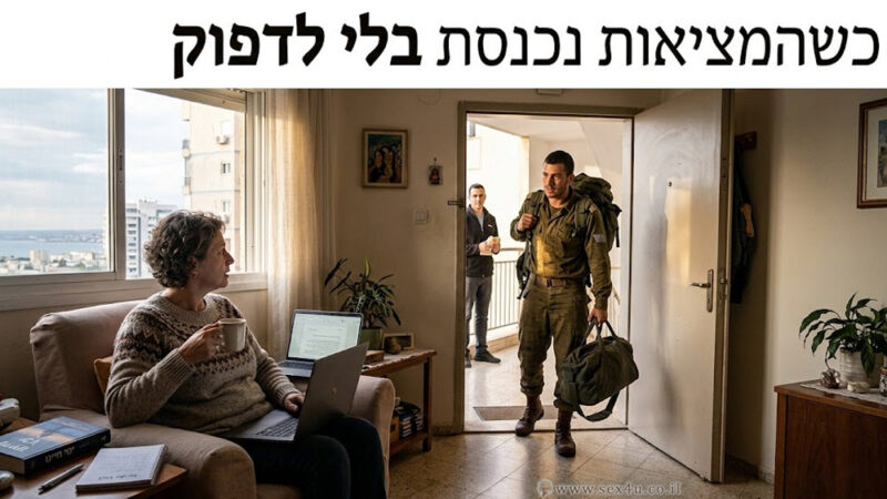 המציאות נכנסת בלי לדפוק